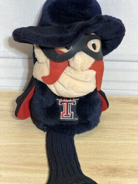 NCAA Texas Tech Red Raiders Mascot Golf Club Headcover Plush Vintage